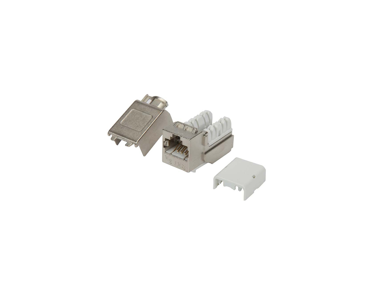 CAT6a STP 90° KEYSTONE JACK ( WITH QUICK TOOL )