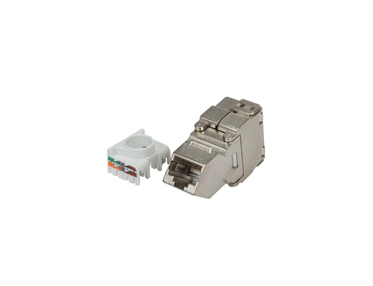 CAT6a FTP 180° (Angled Toolless)