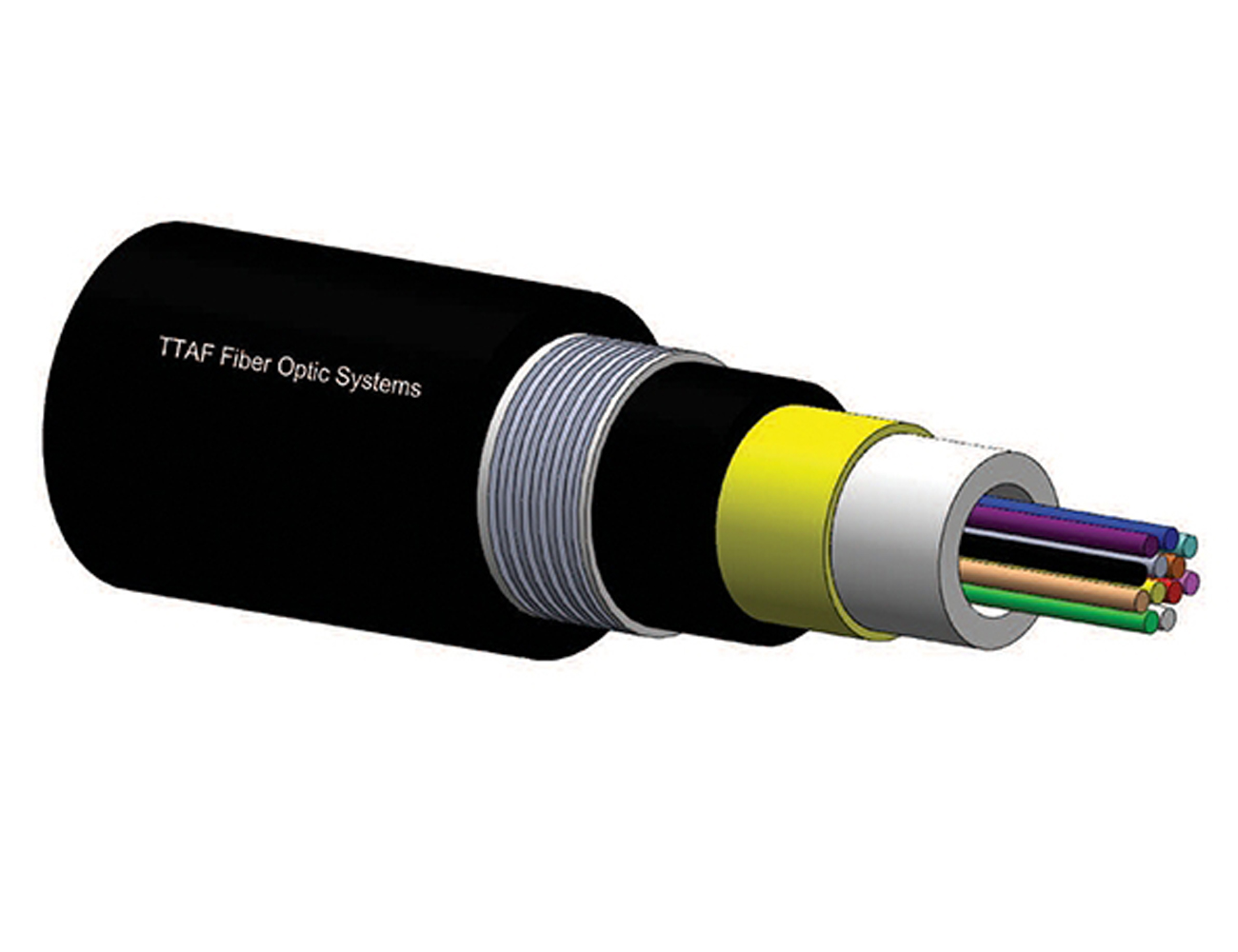 8 Core SINGLE LOOSE TUBE FIBER OPTIC CABLES